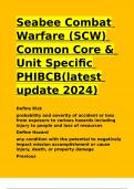 Seabee Combat Warfare (SCW) Common Core & Unit Specific PHIBCB(latest update 2024)