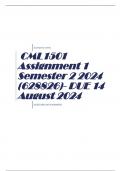 CML1501 Assignment 1 Semester 2 2024 (628826)- DUE 14 August 2024