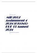 MIP2602 Assignment 4 2024 (695941)- DUE 13 August 2024