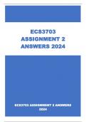 ECS3703 ASSIGNMENT 2 ANSWERS 2024