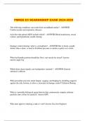 PMKEE E5 SEAMANSHIP EXAM 2024-2025