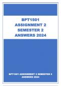 BPT1501 ASSIGNMENT 2 SEMESTER 2 ANSWERS 2024