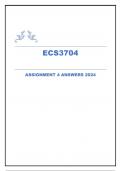 ECS3704 ASSIGNMENT 4 ANSWERS 2024