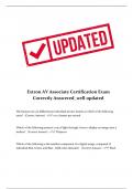 Extron AV Associate Certification Exam and STUDY GUIDE Well Answered and Updated