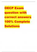 OECP Exam  question with  correct answers  100% Complete  Solutions What are the four different types of crane signals? - correct answer-Hand Voice Audible New The shaded area on a load chart indicates _______? - correct answer-A structural chart The mini