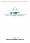 ENG1517 ASSIGNMENT 3 ANSWERS 2024