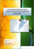 Verantwoordingsverslag: Geeft voorlichting, advies en instuctie (B1-K1-W7) - behaald met een ''goed''