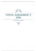 IFP3701 ASSIGNMENT 3 2024