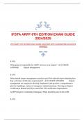 IFSTA ARFF 6TH EDITION EXAM GUIDE 2024/2025 WITH GUARANTEED ACCURATE ANSWERS 