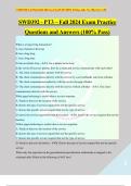 SWD392 - PT3 – Fall 2024 Exam Practice Questions and Answers (100% Pass)