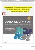 TEST BANK Primary Care Interprofessional Collaborative Practice 6th Edition by Terry Mahan Buttaro Chapter 1-228 | Complete Guide A+ Version 2024 ISBN: 9780323935845