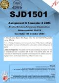 SJD1501 Assignment 5 (COMPLETE ANSWERS) Semester 2 2024 (554078) - DUE 9 October 2024 