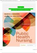 TEST BANK FOR PUBLIC Health Nursing: Population-Centered Health Care in the Community by Marcia Stanhope and Jeanette Lancaster 11th Edition 9780323611114 NEWEST EDITION 2024 PDF