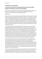 How far can the second world war be regarded as the key turning point in the changing geography of civil rights issues in the USA in the period 1850-2009. 