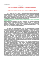 Géographie. Thème III. Chapitre I. Le continent américain : entre tension et intègration régionale.