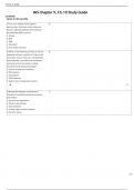 MIS Chapter 9, Ch.10 Study Guide Terms in this set (90)  1)	From your reading of the chapter's opening case, Skullcandy chose enterprise resource planning software from which of the following ERP vendors? A)	Oracle B)	SAP C)	IBM D)	Microsoft E)	Infor G