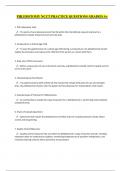 PHLEBOTOMY NCCT PRACTICE QUESTIONS GRADED A+