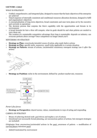 Strategic Management [Lecture Notes and Chapters]