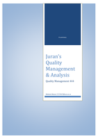 Quality Management 444 - Exam Summary