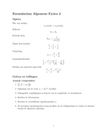 Formularium Algemene Fysica 2