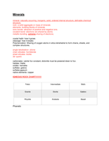 plate tectonics study notes