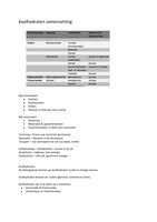 V&D Periode 1: voedingsleer koolhydraten