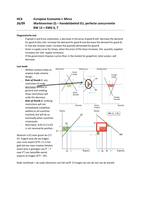 Aantekeningen/samenvatting Europese economie I: Micro (HC4, 5, 6, 7)