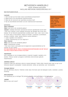 Mondzorgkunde, Methodisch handelen 2 Meetinstrumentarium