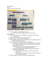 Anatomy & Physiology: 10th Edition- Chapter 2 Outline