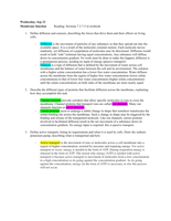 Membrane Function