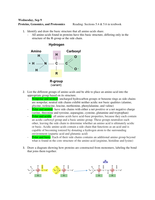 Proteins, Genomics, and Proteomics