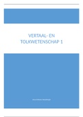 Vertaal- en tolkwetenschap samenvatting