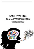 TAALWETENSCHAPPEN 1 | Samenvatting en oefeningen fonetisch schrift