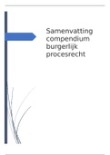 Complete boeksamenvatting burgerlijk procesrecht 1