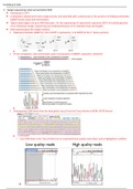 Samenvatting H9 "Bioinformatic and Functional Genomics"