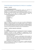 Ontwikkelingspsychopathologie hoofdstuk 1 t/m 3, 7,8 & 11 t/m 16