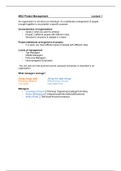 IMEM BLOCK A all exams information (lectures, books and summary)