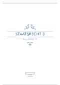 Staatsrecht 3 SV boek + wat HC stof