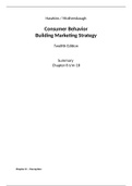 Consumer Behavior Building Marketing Strategy - Marketing for Premaster. H. Roest