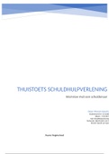 Thuistoets Schuldhulpverlening