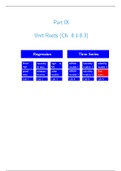 Summary - Unit Roots