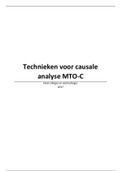 Samenvatting MTO-C, hoorcolleges + werkcolleges