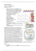 Moleculaire celbiologie college 1-5