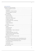 volledige samenvatting management accounting   eigen notities   oplossingen van oefeningen