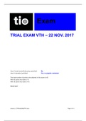 Trial exam + answers 