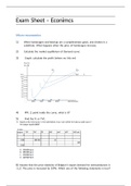 First year exam summaries