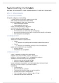 Samenvatting methodieken fase 1 2017-2018