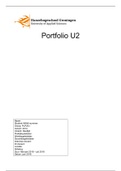 Portfolio U2 stage