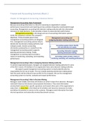 Finance and Accounting Summary Chapter 16, 17, 20 & 21