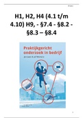 ILEOND10 (Onderzoeksvaardigheden) - Samenvatting H1, H2, H4, H9 en §7.4 en §8.2 tm §8.4 